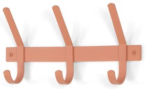 Łososiowy metalowy wieszak ścienny 40 cm Dexter – Spinder Design