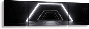 Obraz - Futurystyczny tunel (170x50 cm)