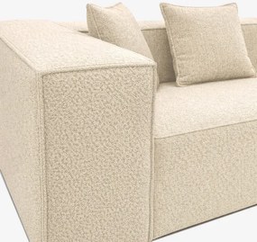 Narożnik Modułowy CERIO Kremowy Boucle Nowoczesny