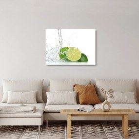 Obraz na szkle - Soczyste cytryny (70x50 cm)
