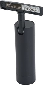 Nowoczesny reflektor czarny do systemu szynowego 1-fazowego GU10 35mm - Slimline Uzzy