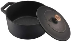 Czarny żeliwny garnek 4.3L N1-H48