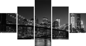 Obraz mostu Brooklyn Bridge w Nowym Jorku (125x70 cm)