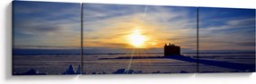Obraz - krajobraz polarny (170x50 cm)