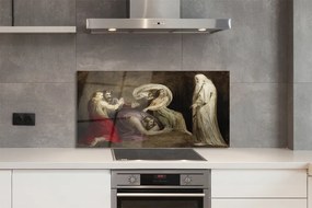 Panel szklany do Kuchni Motyw Starożytny - Dzieło Sztuki