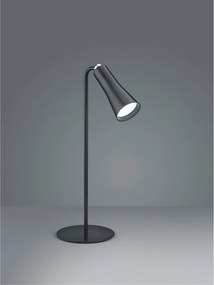 Metalowa lampa stołowa LED w kolorze matowej czerni (wysokość 36 cm) Maxi – Reality