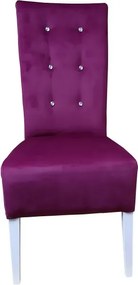 Krzesło nowoczesne do jadalni pikowane oparcie wygodne siedzisko