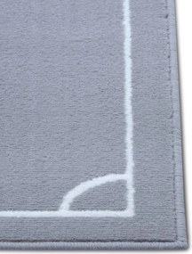 Dywan dziecięcy Adventures – Boisko szare 120 cm x 170 cm Atest Oeko-Tex