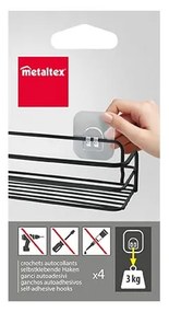 Plastikowe haczyki zestaw 4 szt. – Metaltex