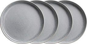 Mäser Zestaw 4 talerzy deserowych AQUATA – 21 cm, szary