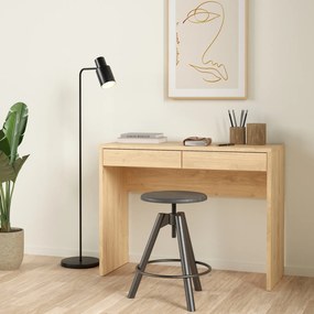 Biurko z 2 szufladami Function Plus 100 cm jackson hickory