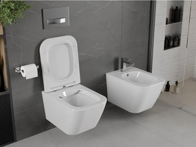 Mexen Madox miska wc Rimless z deską wolnoopadającą slim, duroplast, biała połysk - 30154000