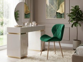 Krzesło do jadalni MANGO VELVET, zielone