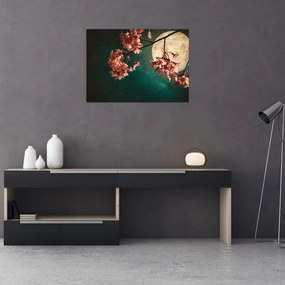 Obraz - Kwiat wiśni podczas pełni (70x50 cm)