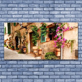 Obraz na płótnie Minimalistyczna Bryła Domu