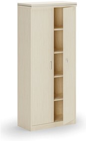 Szafa biurowa ARRISTO LUX, 800 x 400 x 1836 mm, brzoza