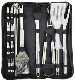 ZESTAW AKCESORIÓW DO GRILLA W MATERIAŁOWYM ETUI