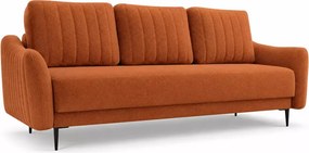 Kanapa Arvella – elegancka sofa 3-osobowa z funkcją spania i pojemnikiem na pościel, dostępna w 6 kolorach tkanin