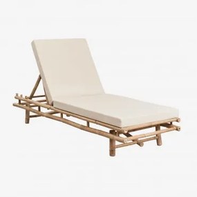 Leżak Bambusowy Gossy Bambus & Kremowa Tapioca - Sklum