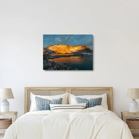 Obraz na szkle krajobrazu wysokogórskiego (70x50 cm)