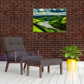 Obraz - Zielony krajobraz (70x50 cm)