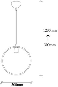 Czarna lampa wisząca Geonni – Opviq lights