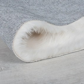 Biała syntetyczna skóra 180x290 cm Alpine Faux Fur – Flair Rugs