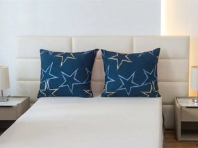 Poszewka na poduszkę z mikroflanelu STARMISS 40x50 cm, ciemnoniebieski