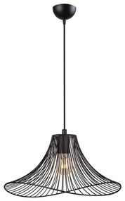 Czarna lampa wisząca ø 40 cm Wavy – Squid Lighting