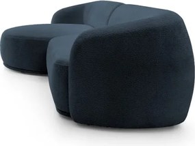 Narożnik NOBO Lewostronny system modułowy tkanina DressME 05 Niebieski