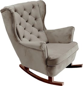 Fotel Relax z Tapicerowanym Siedzeniem i Podłokietnikami, Fotel TV 102x81x95cm Szary_29843