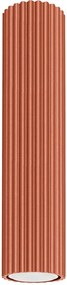 Czerwona lampa tuba w loftowym stylu 30cm - D293-Melson