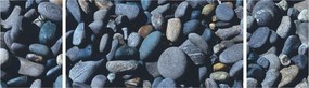 Obraz kamyków z plaży (170x50 cm)