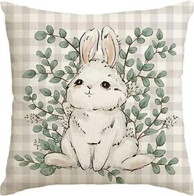 Lniana poszewka na poduszkę HOPELLE 45x45 cm, kolorowa