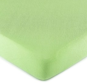 4Home prześcieradło jersey zielony, 90 x 200 cm