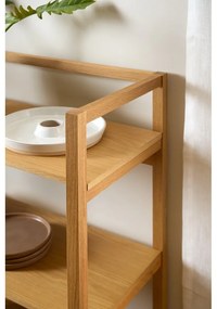 Regał w dekorze dębu w naturalnym kolorze 80x93x40 cm Ludza – Actona