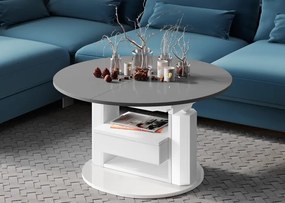 Regulowany ławostół z szufladą Primo Max w wysokim połysku