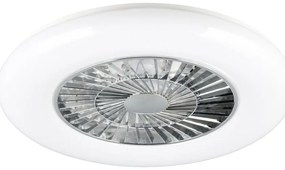 Lampa sufitowa w biało-srebrnym kolorze LED Visby – Trio