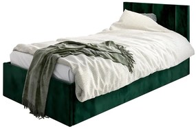 Zielone łóżko z pojemnikiem L8-H60