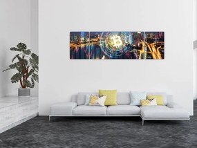 Obraz - Miasto Inwestycji (170x50 cm)