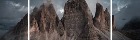 Obraz - Trzy Zęby, Włoskie Dolomity (170x50 cm)