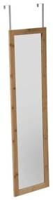 5five - Lustro wiszące na drzwi DOOR 110x30 cm bambus