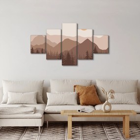 Obraz - Góry Brunatne N⁰1 (125x70 cm)