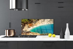 Panel Szklany Skalista Zatoka O Poranku