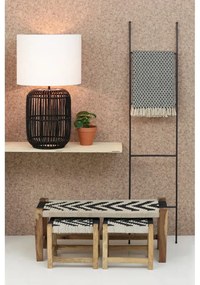 Czarna metalowa drabinka dekoracyjna Siem – Light &amp; Living