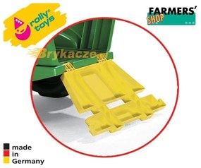 Rolly toys rollytrailer przyczepa do traktora otwiane burty