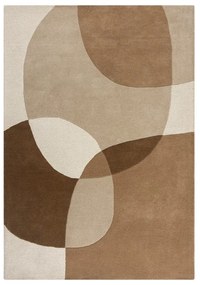Brązowo-beżowy wełniany dywan 160x230 cm Glow – Flair Rugs