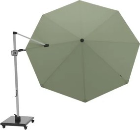 HYPERION 340 PRESTIGE – luksusowy huśtawkowy parasol ogrodowy z bocznym drążkiem : Kolor parasola - Khaki