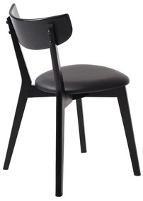 Czarne krzesła zestaw 2 szt. Pero – Unique Furniture