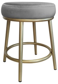 Taboret Ben noga metalowa złota MG17